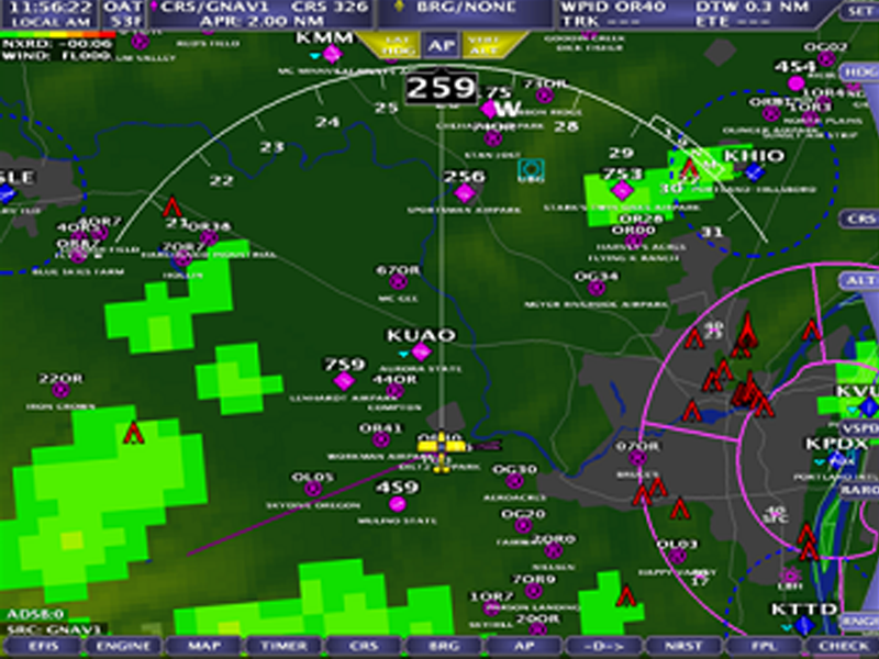 Weather/Traffic is optional, and requires a XM receiver module or a compatible ADS-B receiver.